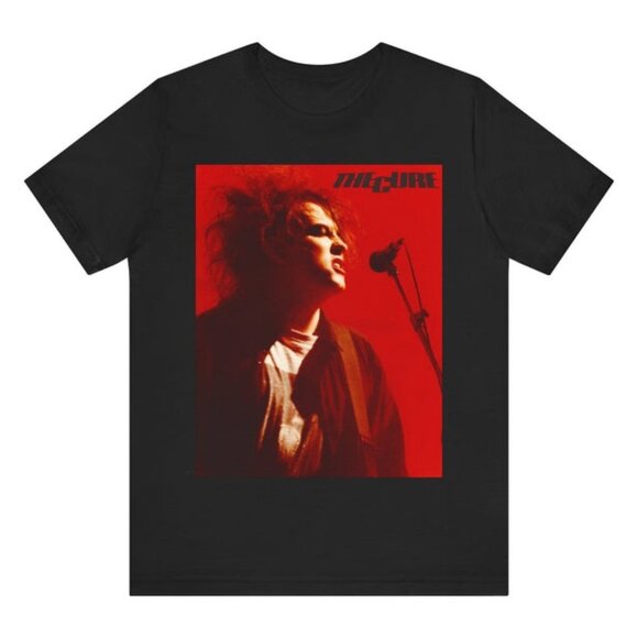 Tops - The Cure Iconic Red Lipstick Graphic Tee